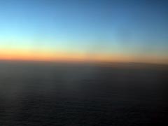 9日目〜機内から見た雲海